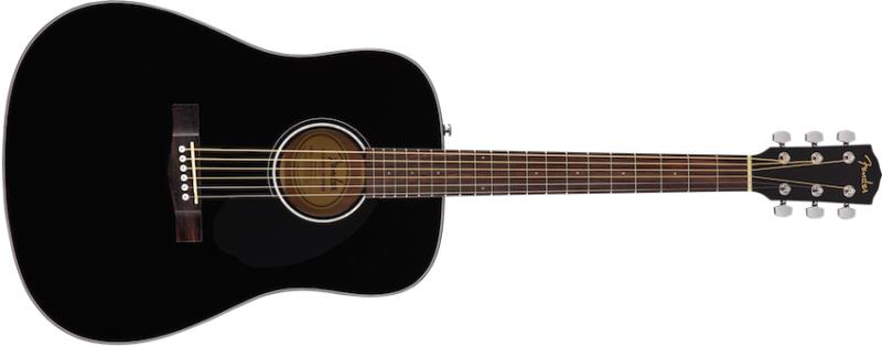 Fender 2017 CD-60S Acoustic Guitar, Black