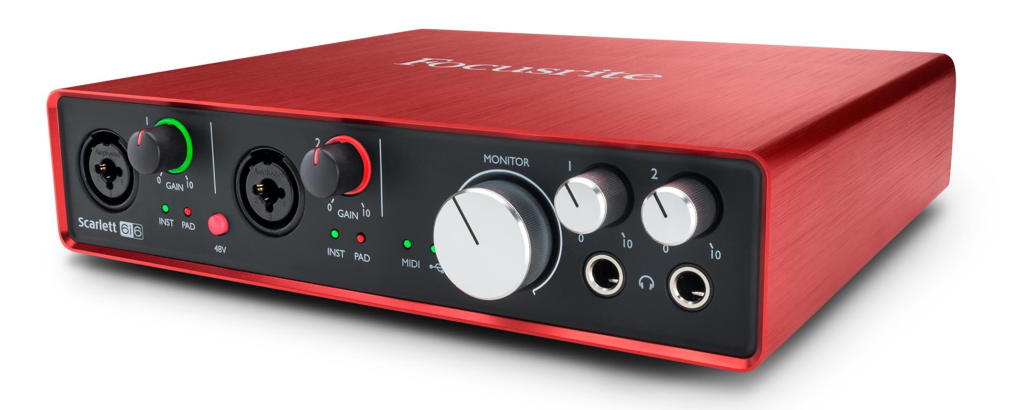 focusrite scarlett 6i6 left