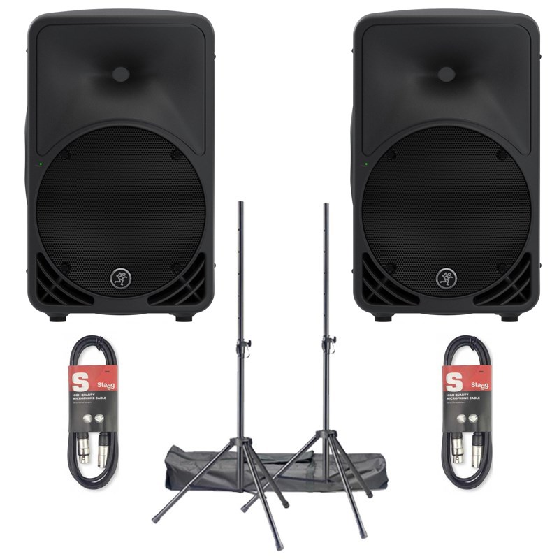 Mackie SRM350 PA Speaker Bundle