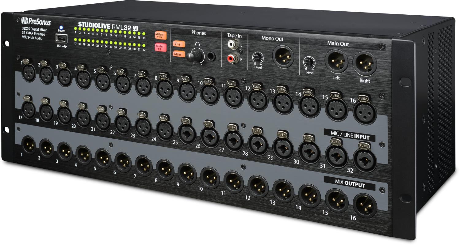 StudioLive RML32AI Rack Mount Digital Mixer side