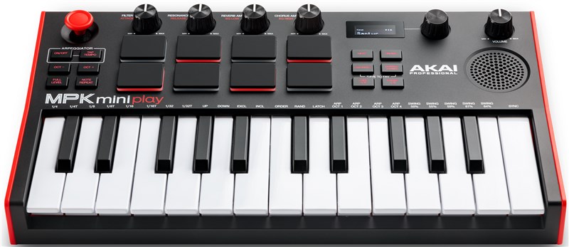 Akai Professional MPK Mini Play MK 3 Front Angle