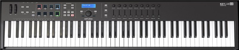 Arturia Keylab Essential 88 Black Front View