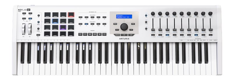 Arturia Keylab MKII 61 Controller Keyboard (White)