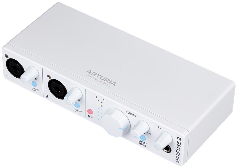 Arturia MiniFuse-2-White-front45