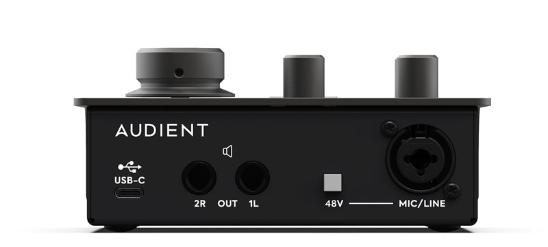 Audient iD4 MKII, front view