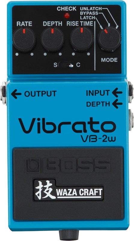 Boss Waza Craft VB-2w Vibrato Pedal Top