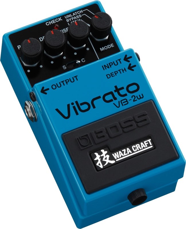 Boss Waza Craft VB-2w Vibrato Pedal Angle