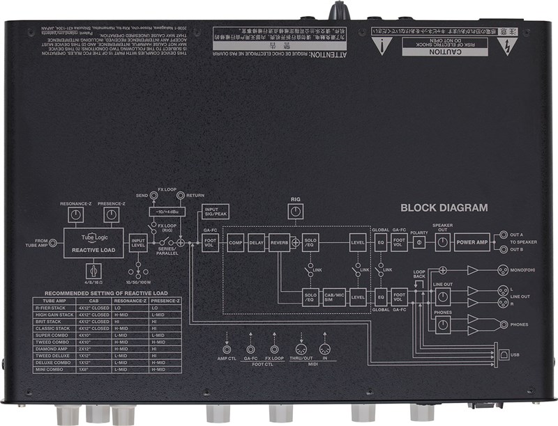 Boss Waza Craft TAE Tube Amp Expander Top Down