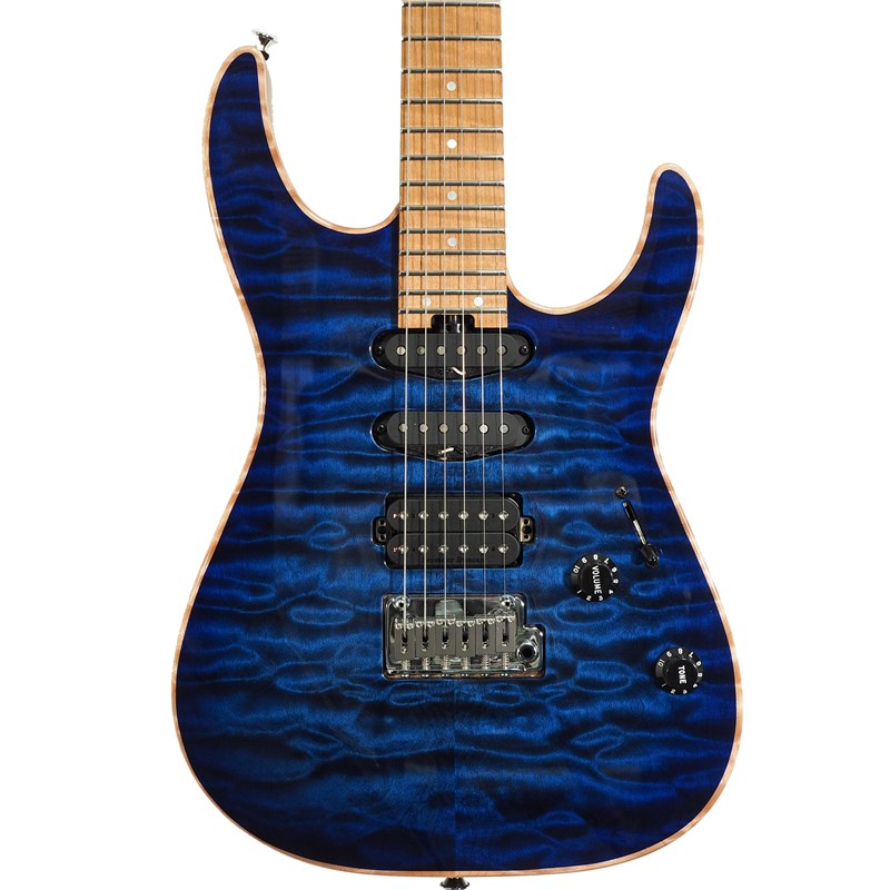 Charvel USA DK24 HSS Blue Front Half