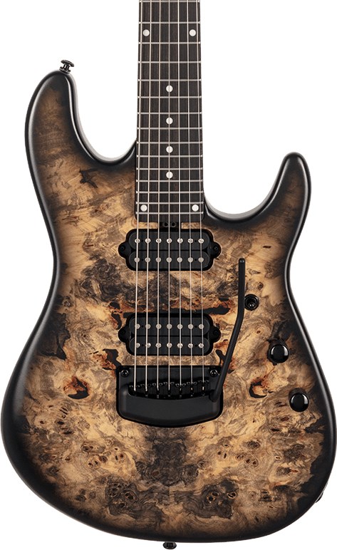 Music Man Jason Richardson 7 Burl Black Burst 1