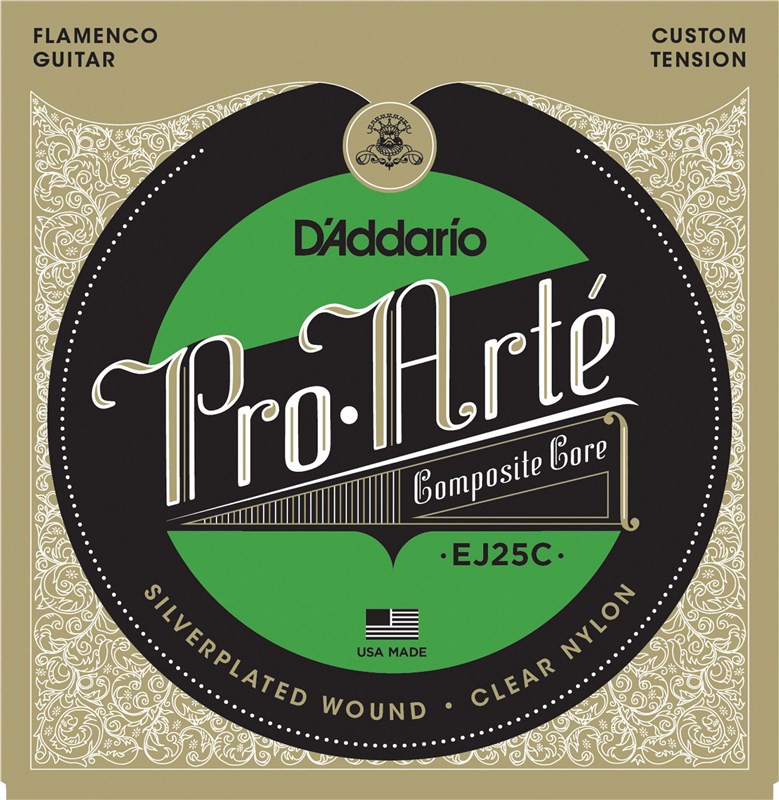 D'Addario EJ25C Pro-Arte Flamenco Clear