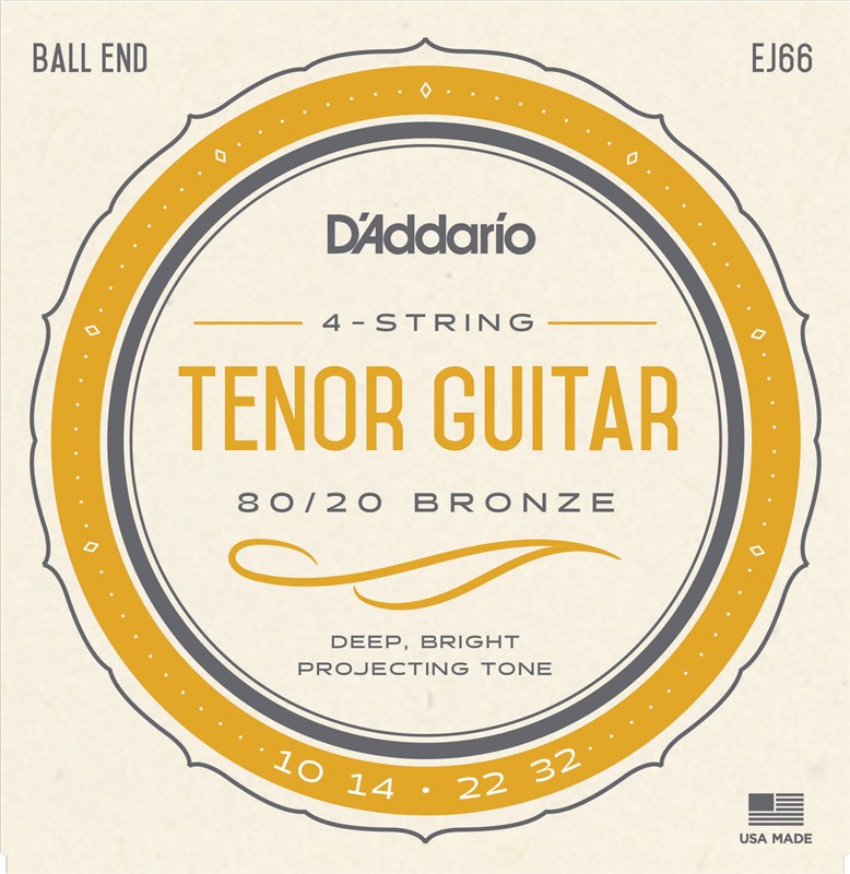 DAddario EJ66 80/20 Bronze Tenor Guitar, 10-32