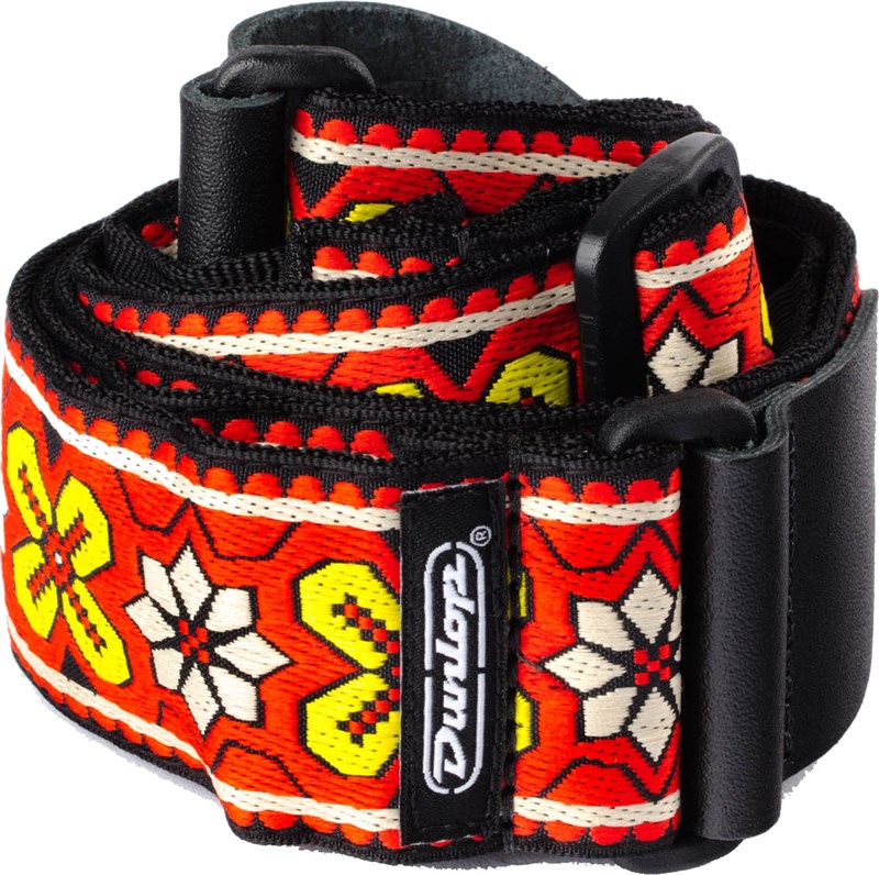 Dunlop D67 Jaquard Strap Avalon Red 1