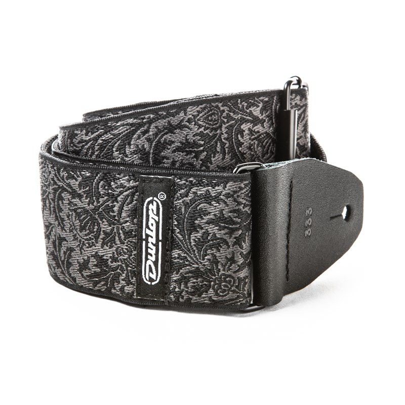 Dunlop Strap - Jaquard Black Thistle 