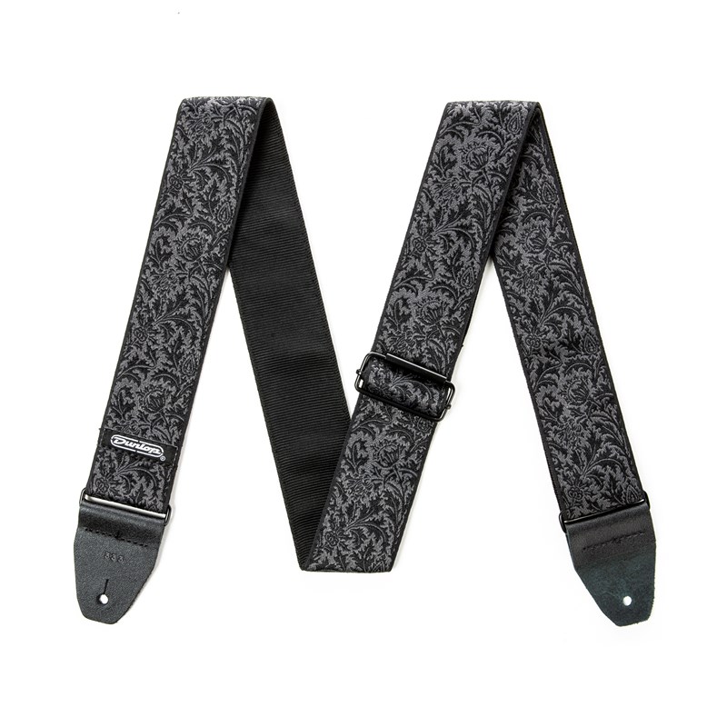 Dunlop Strap - Jaquard Black Thistle 