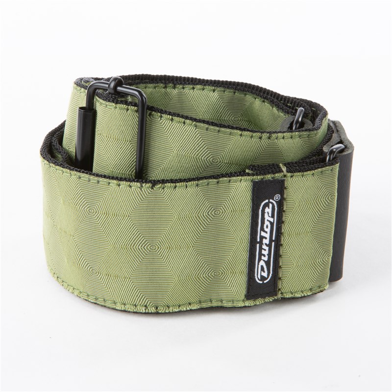 Dunlop Strap - Jaquard Hexagon Echo Olive