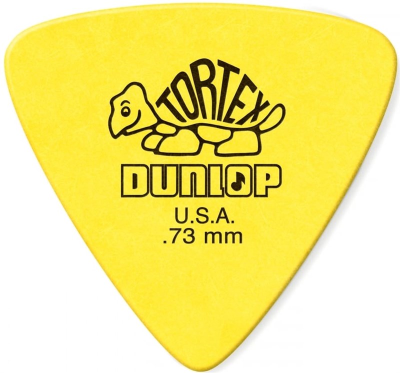 Dunlo Tortex Triangle Picks, .73mm, 72 Pack