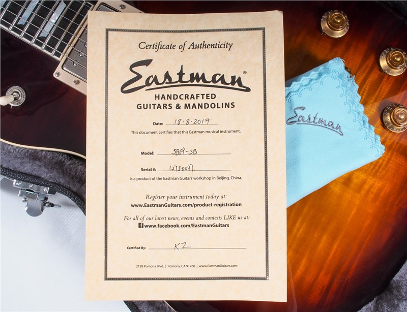 17 Eastman SB59 SC Sunburst