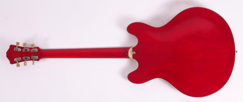 Eastman T386 Center Block Thinline Red Rear Full