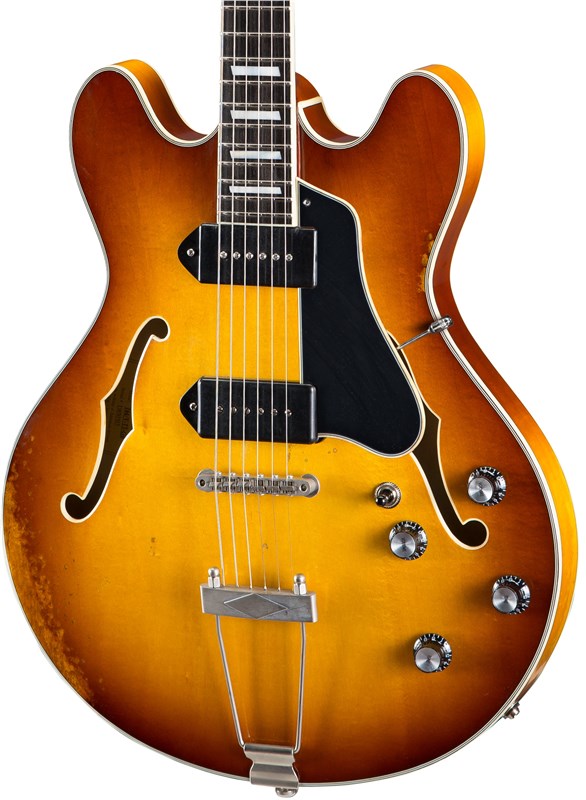 Eastman T64/v Thinline, P-90, Gold Burst