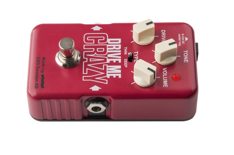 EBS Drive Me Crazy Distortion Pedal, right side