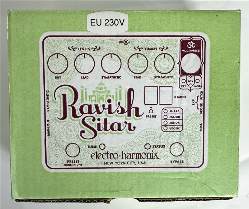 Electro-Harmonix Ravish Sitar Pedal, Second-Hand