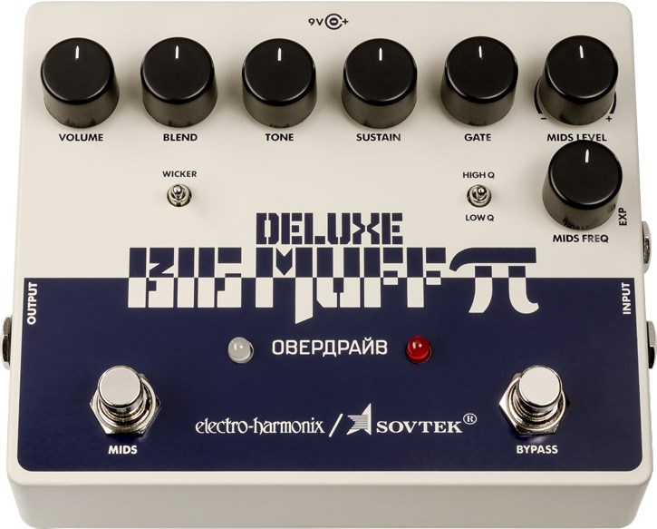 EHX Sovtek Deluxe Big Muff Pi Pedal