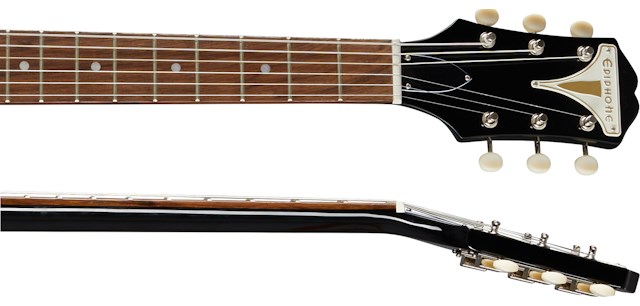 Epiphone Coronet, Ebony-Neck-Side