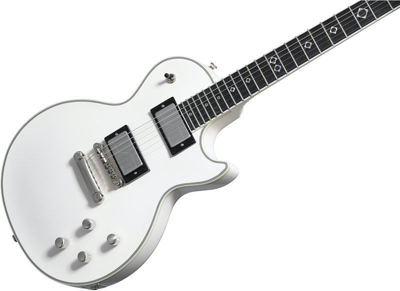 Epiphone JC Prophecy Les Paul White Tilt