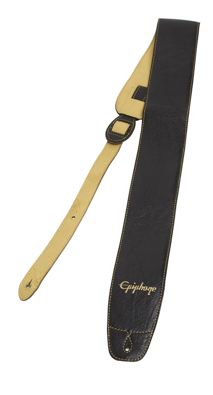 Epiphone Leather Strap Black