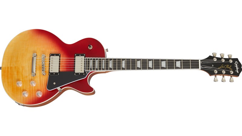 Epiphone Les Paul Modern Figured Magma Orange Fade