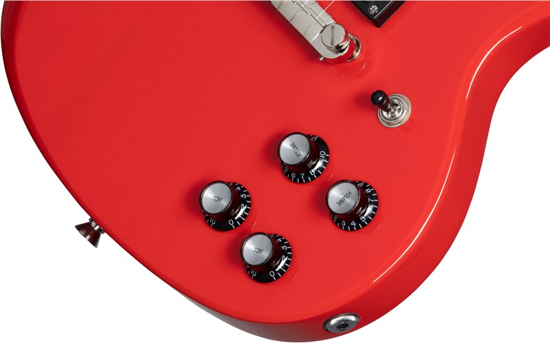 Epiphone Power Players SG, Lava Red Knobs