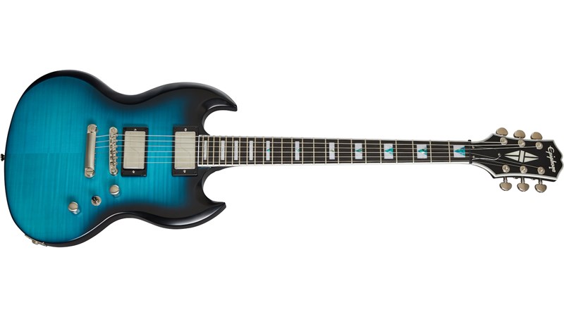 Epiphone Prophecy SG, Blue Tiger Aged Gloss