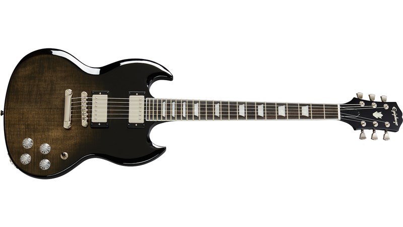 Epiphone SG Modern Figured Trans Black Fade