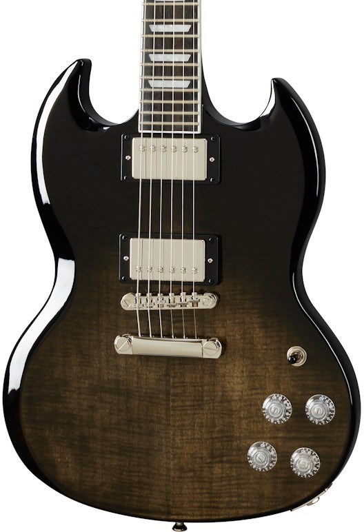 Epiphone SG Modern Figured, Trans Black Fade