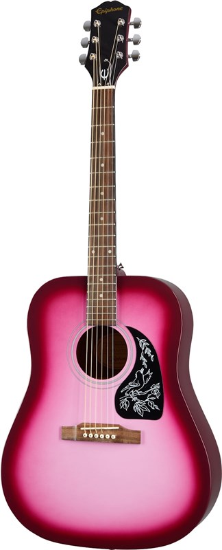 Epiphone Starling Acoustic Pack Pink Front