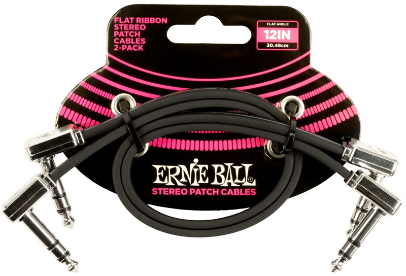 Ernie Ball 6405 Flat Ribbon Stereo Patch Cable