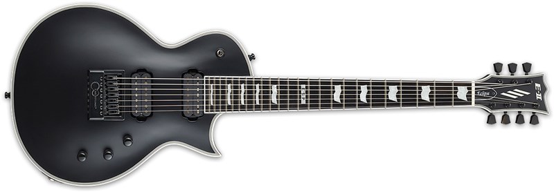 ESP E-II Eclipse-7 Evertune Black Satin 1