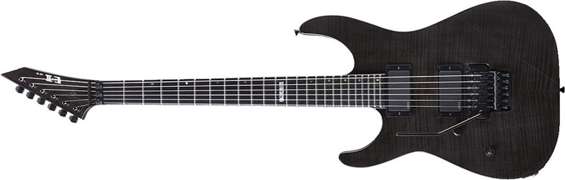 ESP E-II M-II See-Thru Black LH 1