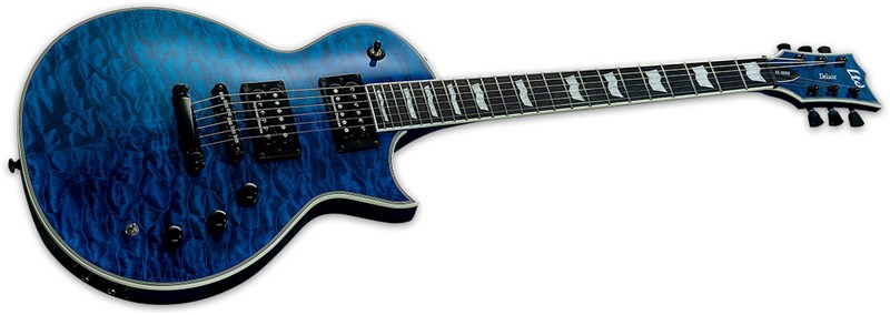 ESP LTD EC-1000 Piezo See Thru Blue 3