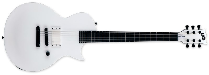 ESP LTD EC Artic Metal, Snow White Satin