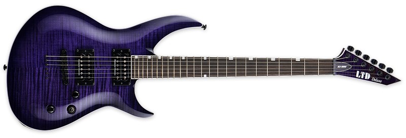 ESP LTD H3-1000 See Thru Purple Sunburst