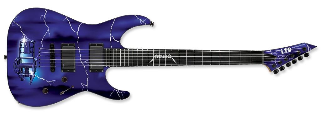 ESP LTD Metallica Ride The Lightning 30th Anniversary Guitar