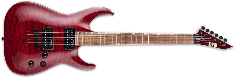 ESP LTD MH-200QM NT See-Thru Black Cherry 1