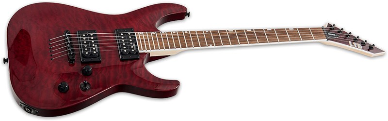 ESP LTD MH-200QM NT See-Thru Black Cherry 3