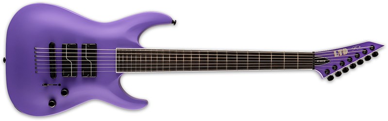 ESP LTD SC-607 Baritone Purple Satin 1