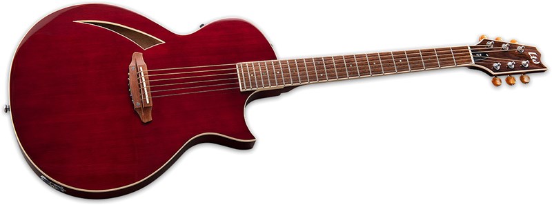 ESP LTD TL-6 Thin Line Wine Red 3