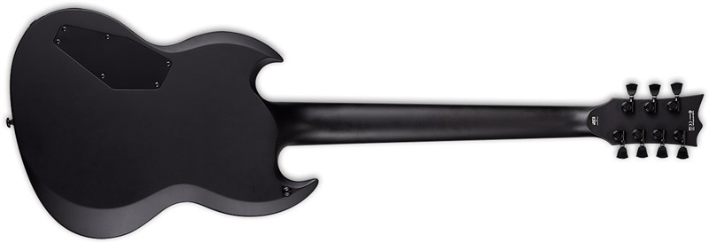 ESP LTD Viper-7 Baritone Black Metal Black Satin 2