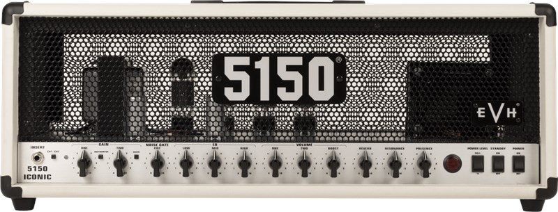 EVH 5150 Iconic Series 80W Head, Ivory, Front