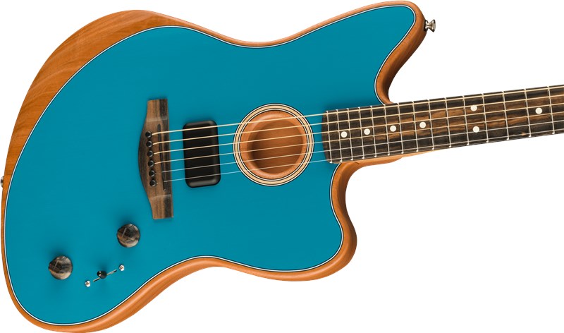 Fender Acoustasonic Jazzmaster Ocean Turquoise 4